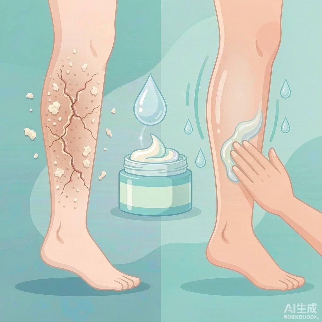 小腿干得像蛇皮还痒？乏脂性湿疹与冬季护肤